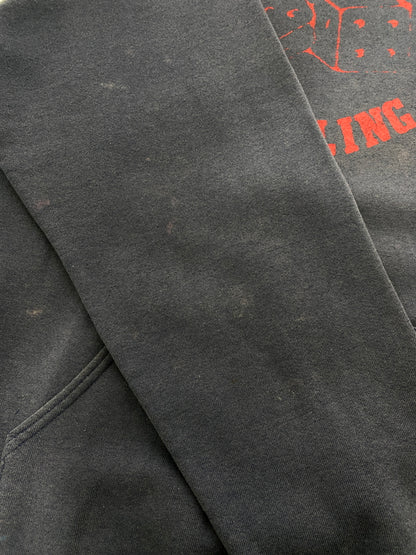 【現状渡し品】【メンズ】 USED ユーズド NORMAN WRESTLING HOODIE プルオーバーフーディー パーカー トップス 146-260715-yn-27-min サイズ：XL カラー：ネイビー 万代Net店