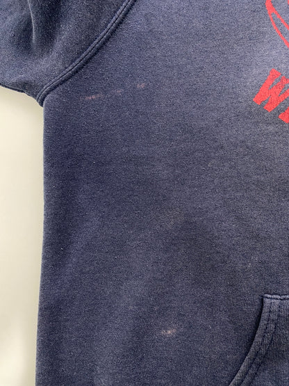 【現状渡し品】【メンズ】 USED ユーズド NORMAN WRESTLING HOODIE プルオーバーフーディー パーカー トップス 146-260715-yn-27-min サイズ：XL カラー：ネイビー 万代Net店