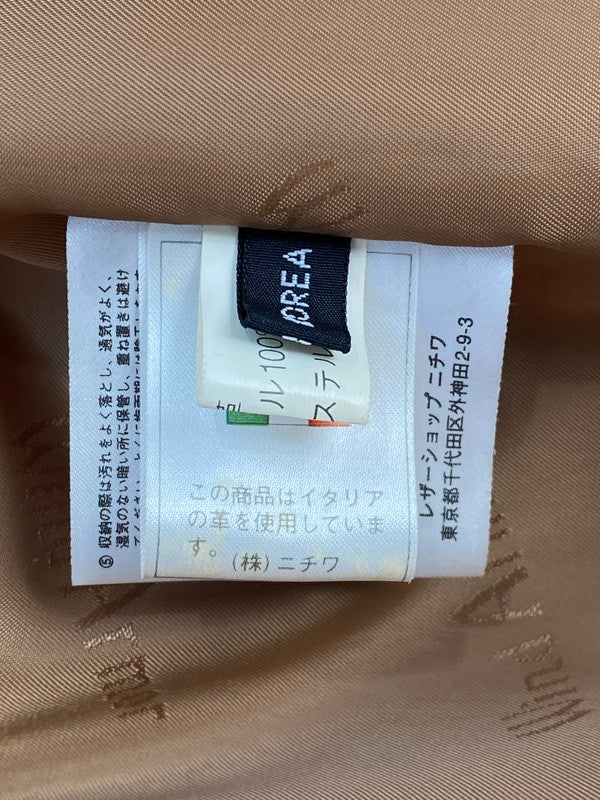 【中古品】【メンズ】 WINDARMOR ウィンドアーマー ラムレザージャケット 146-260129-zi-19-min サイズ：S カラー：ベージュ系 万代Net店