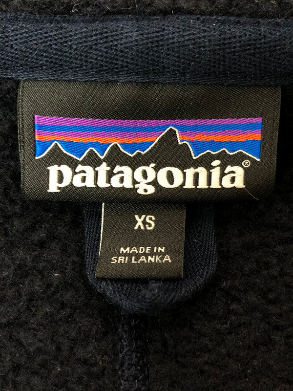 【中古品】【レディース】 PATAGONIA パタゴニア 26920FA18 WOOL FLEECE ZIP HOODIE ウールフリースジップフーディ 170-260423-zi-02-min サイズ：XS カラー：ネイビー 万代Net店