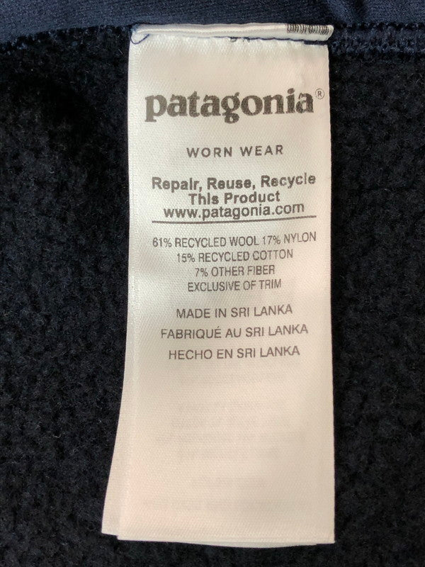【中古品】【レディース】 PATAGONIA パタゴニア 26920FA18 WOOL FLEECE ZIP HOODIE ウールフリースジップフーディ 170-260423-zi-02-min サイズ：XS カラー：ネイビー 万代Net店