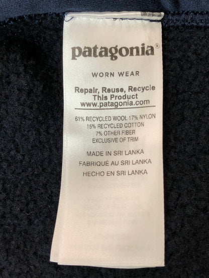 【中古品】【レディース】 PATAGONIA パタゴニア 26920FA18 WOOL FLEECE ZIP HOODIE ウールフリースジップフーディ 170-260423-zi-02-min サイズ：XS カラー：ネイビー 万代Net店