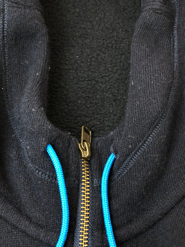 【中古品】【レディース】 PATAGONIA パタゴニア 26920FA18 WOOL FLEECE ZIP HOODIE ウールフリースジップフーディ 170-260423-zi-02-min サイズ：XS カラー：ネイビー 万代Net店