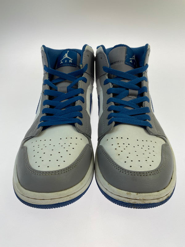 【中古品】【メンズ】 NIKE ナイキ AIR JORDAN 1 MID DQ8426-014 エア ジョーダン 1 ミッド スニーカー 靴 160-260121-kk-04-min カラー：CEMENT GREY/WHITE-TRUE BLUE 万代Net店