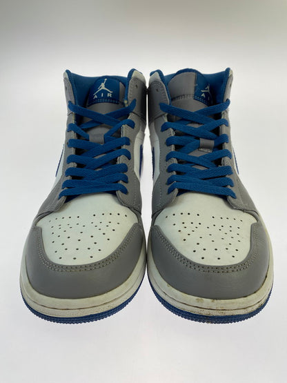 【中古品】【メンズ】 NIKE ナイキ AIR JORDAN 1 MID DQ8426-014 エア ジョーダン 1 ミッド スニーカー 靴 160-260121-kk-04-min カラー：CEMENT GREY/WHITE-TRUE BLUE 万代Net店