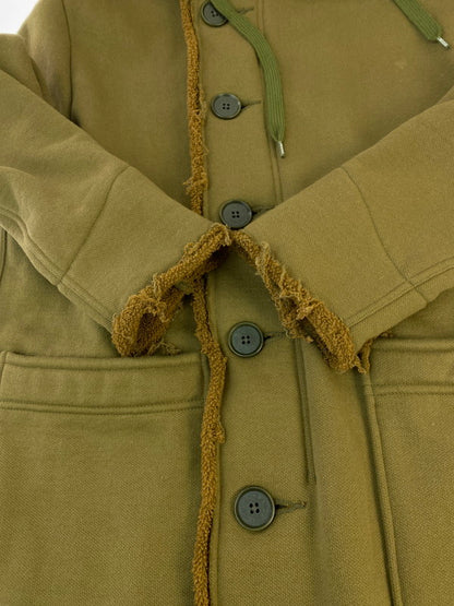 【現状渡し品】【メンズ】 HYSTERIC GLAMOUR ヒステリックグラマー BUTTON UP COAT ボタンアップ コート メンズ アウター 140-260420-KS-23-min サイズ：FREE カラー：ブラウン系 万代Net店