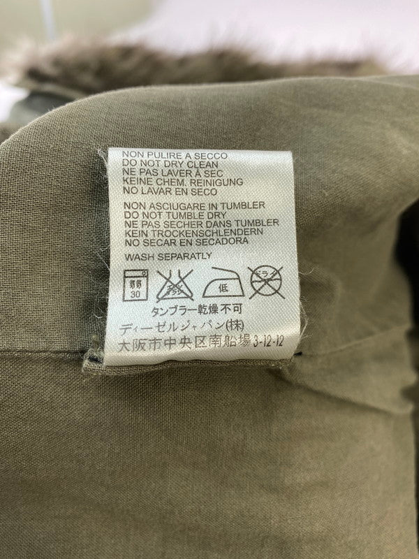 【中古品】【メンズ】 55DSL フィフティーファイブディーエスエル MILITARY COAT ミリタリーコート メンズ アウター 141-260421-KS-01-min サイズ：S カラー：グリーン系 万代Net店