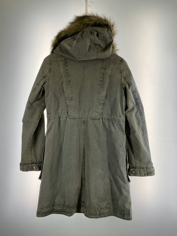 【中古品】【メンズ】 55DSL フィフティーファイブディーエスエル MILITARY COAT ミリタリーコート メンズ アウター 141-260421-KS-01-min サイズ：S カラー：グリーン系 万代Net店