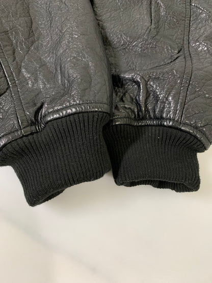 【現状渡し品】【メンズ】 ZARA ザラ STADIUM JACKET スタジアムジャケット アウター 147-260409-SH-41-min サイズ：S-M カラー：ブラック 万代Net店