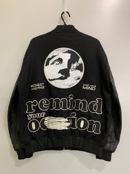 【現状渡し品】【メンズ】 ZARA ザラ STADIUM JACKET スタジアムジャケット アウター 147-260409-SH-41-min サイズ：S-M カラー：ブラック 万代Net店