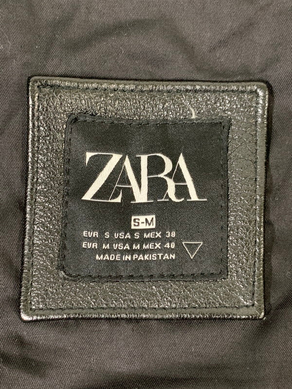 【現状渡し品】【メンズ】 ZARA ザラ STADIUM JACKET スタジアムジャケット アウター 147-260409-SH-41-min サイズ：S-M カラー：ブラック 万代Net店