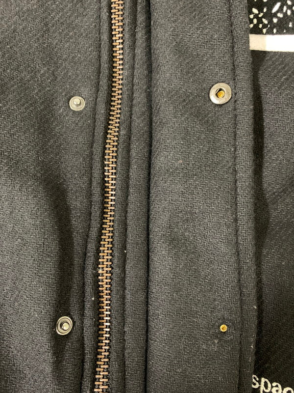 【現状渡し品】【メンズ】 ZARA ザラ STADIUM JACKET スタジアムジャケット アウター 147-260409-SH-41-min サイズ：S-M カラー：ブラック 万代Net店