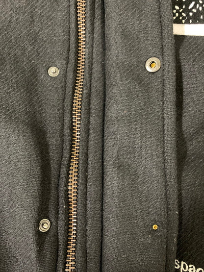 【現状渡し品】【メンズ】 ZARA ザラ STADIUM JACKET スタジアムジャケット アウター 147-260409-SH-41-min サイズ：S-M カラー：ブラック 万代Net店