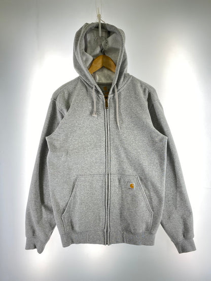 【中古品】【メンズ】 HOODED AMERICAN SCRIPT SWEAT I028279 フーデッド アメリカンスクリプト スウェットトップス プルオーバーフーディー パーカー 147-260126-kk-33-min サイズ：S カラー：グレー 万代Net店