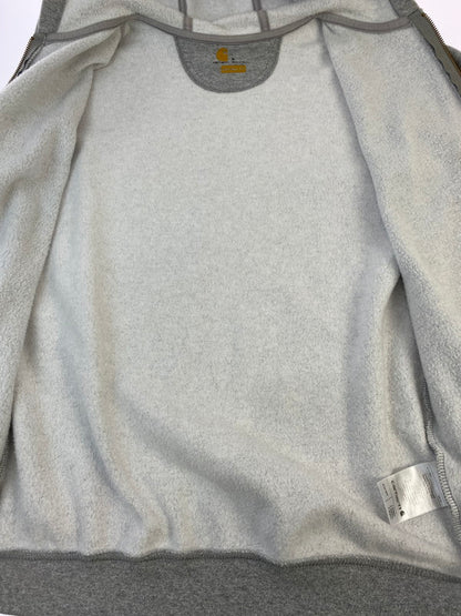 【中古品】【メンズ】 HOODED AMERICAN SCRIPT SWEAT I028279 フーデッド アメリカンスクリプト スウェットトップス プルオーバーフーディー パーカー 147-260126-kk-33-min サイズ：S カラー：グレー 万代Net店