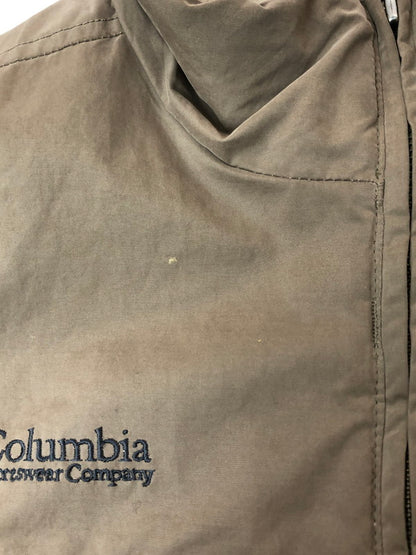 【現状渡し品】【メンズ】 COLUMBIA コロンビア F4 SM5000 NYLON LOGO JACKET ナイロンロゴジャケット 144-260426-zi-21-min サイズ：XL カラー：ライトブラウン系 万代Net店
