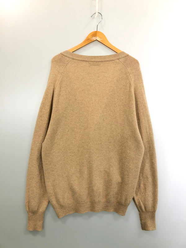 【中古品】【メンズ】 ROBINSONS ロビンソン CASHMERE CARDIGAN カシミア カーディガントップス 146-260424-jt-19-min サイズ：XL カラー：ベージュ 万代Net店