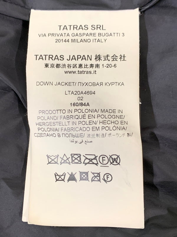 【中古品】【レディース】 TATRAS タトラス POLITEAMA DOWN JACKET LTA20A4694 ポリテアマ ダウンジャケット アウター 168-260128-yn-13-min サイズ：02 カラー：ブラック 万代Net店