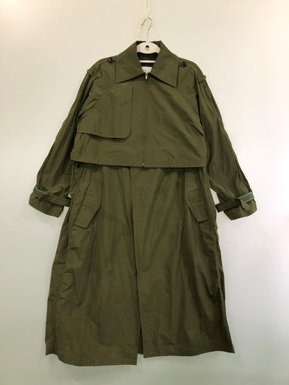 【中古品】【レディース】 TOGA PULLAトーガプルラ TP92-FA233 SHAPE MEMORY POLYESTER COAT シェイプ メモリー ポリエステル コート アウター 168-260424-jt-13-min サイズ：36 カラー：オリーブ 万代Net店