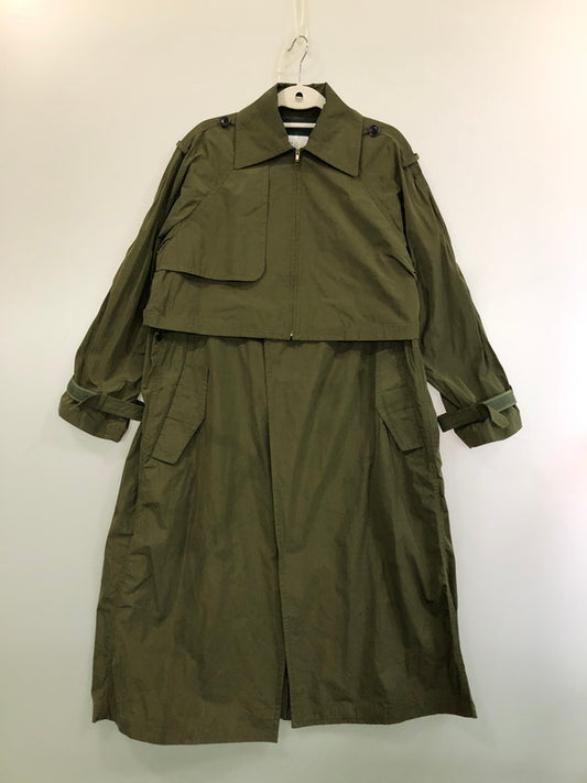 【中古品】【レディース】 TOGA PULLAトーガプルラ TP92-FA233 SHAPE MEMORY POLYESTER COAT シェイプ メモリー ポリエステル コート アウター 168-260424-jt-13-min サイズ：36 カラー：オリーブ 万代Net店