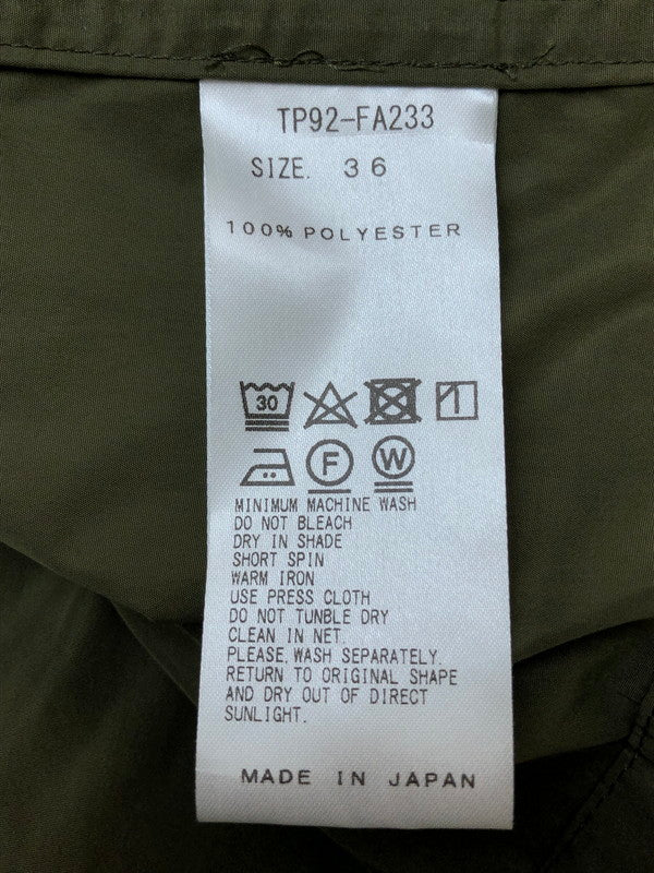 【中古品】【レディース】 TOGA PULLAトーガプルラ TP92-FA233 SHAPE MEMORY POLYESTER COAT シェイプ メモリー ポリエステル コート アウター 168-260424-jt-13-min サイズ：36 カラー：オリーブ 万代Net店