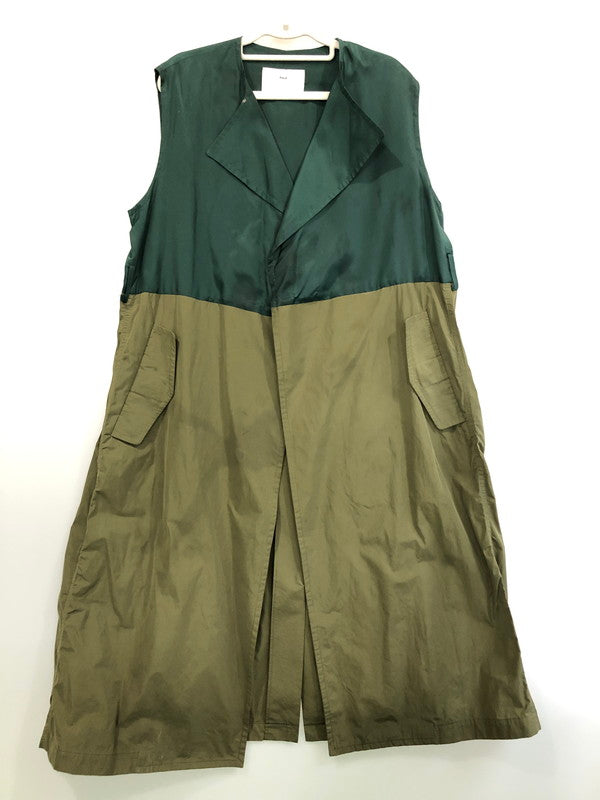 【中古品】【レディース】 TOGA PULLAトーガプルラ TP92-FA233 SHAPE MEMORY POLYESTER COAT シェイプ メモリー ポリエステル コート アウター 168-260424-jt-13-min サイズ：36 カラー：オリーブ 万代Net店