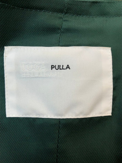【中古品】【レディース】 TOGA PULLAトーガプルラ TP92-FA233 SHAPE MEMORY POLYESTER COAT シェイプ メモリー ポリエステル コート アウター 168-260424-jt-13-min サイズ：36 カラー：オリーブ 万代Net店