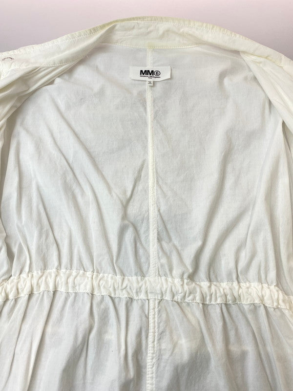 【現状渡し品】【レディース】 MAISON MARGIELA MM6 MODS COAT S32AM0303 S49819 メゾンマルジェラ オーバーサイズ モッズコート アウター 168-260217-yn-20-min サイズ：38 カラー：ホワイト 万代Net店