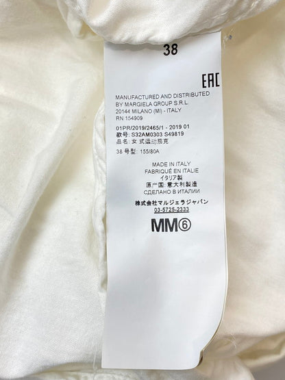 【現状渡し品】【レディース】 MAISON MARGIELA MM6 MODS COAT S32AM0303 S49819 メゾンマルジェラ オーバーサイズ モッズコート アウター 168-260217-yn-20-min サイズ：38 カラー：ホワイト 万代Net店