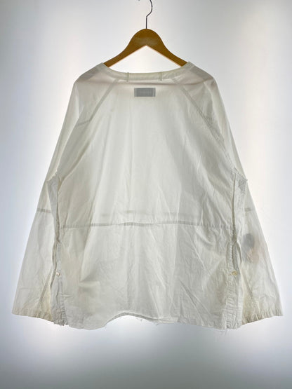 【現状渡し品】【メンズ】 AMBUSH アンブッシュ L/S COTTON PULLOVER SHIRT 12111691 ロングスリーブ コットン プルオーバー シャツ 長袖シャツ トップス 142-260205-yn-02-min サイズ：3 カラー：ホワイト 万代Net店