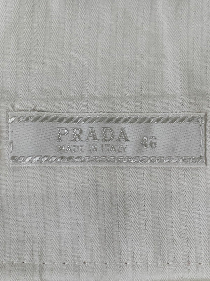 【中古品】【メンズ】 PRADA プラダ SLACKS PANTS 10106/008 スラックスパンツ ボトムス 152-260130-SH-04-min サイズ：46 カラー：ベージュ系 万代Net店