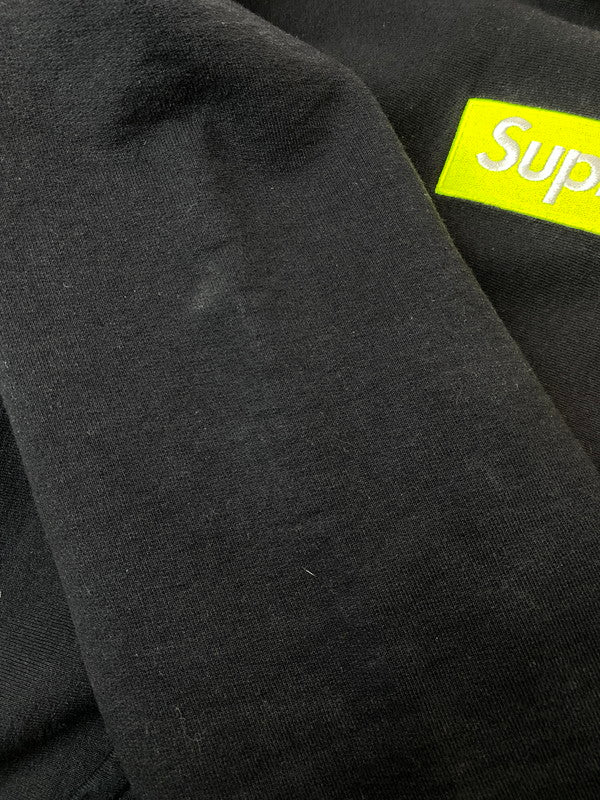 【中古品】【メンズ】 Supreme シュプリーム 17AW BOX LOGO ボックスロゴ HOODED SWEATSHIRT フーディッドスウェットシャツ 149-260125-SH-17-min サイズ：M カラー：ブラック 万代Net店