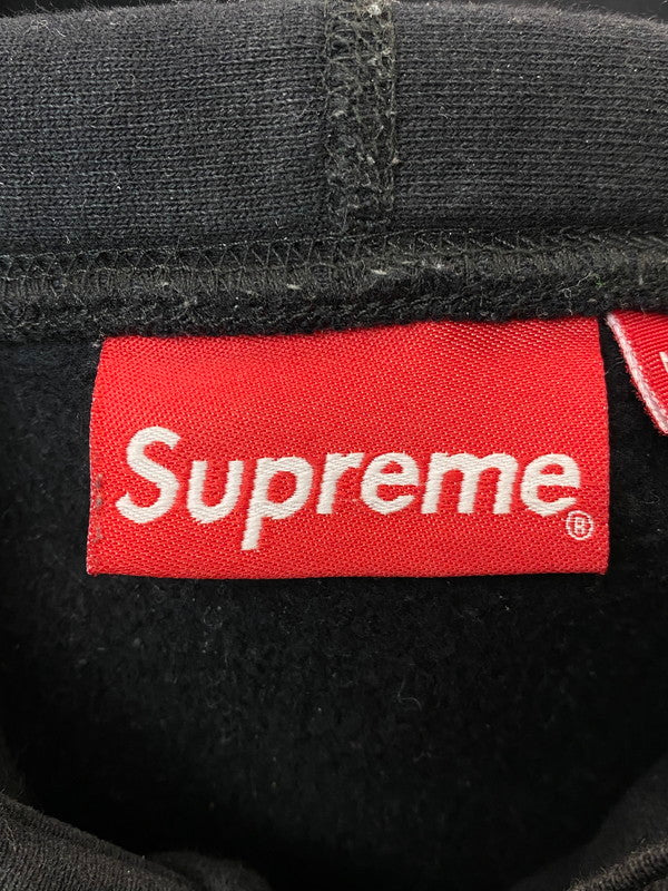 【中古品】【メンズ】 Supreme シュプリーム 17AW BOX LOGO ボックスロゴ HOODED SWEATSHIRT フーディッドスウェットシャツ 149-260125-SH-17-min サイズ：M カラー：ブラック 万代Net店