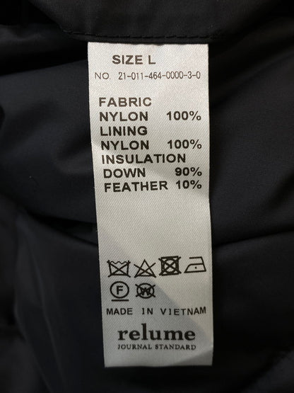 【中古品】【メンズ】 JOURNAL STANDARD relume ジャーナルスタンダード　レリューム × NANGA ナンガ 別注 コラボ AURORA DOWN JACKET 0050-30-011-2122 オーロラダウンジャケット アウター 144-260126-SH-08-min サイズ：L カラー：オリーブ 万代Net店