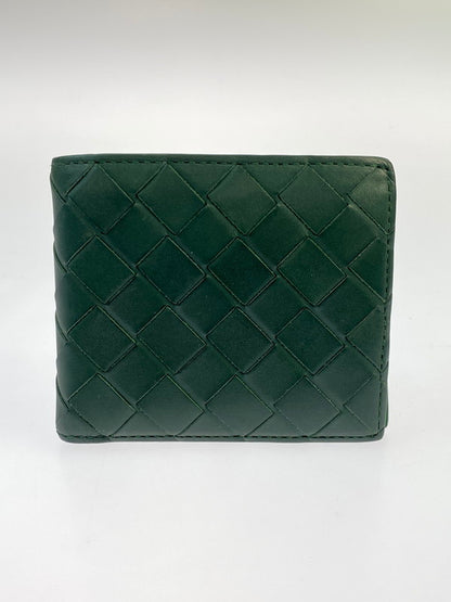 【中古品】【メンズ】 BOTTEGAVENETA ボッテガヴェネタ 二つ折り財布 605722 財布 181-260130-jt-16-min カラー：グリーン系 万代Net店