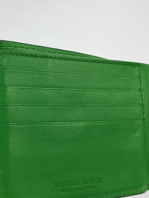 【中古品】【メンズ】 BOTTEGAVENETA ボッテガヴェネタ 二つ折り財布 605722 財布 181-260130-jt-16-min カラー：グリーン系 万代Net店
