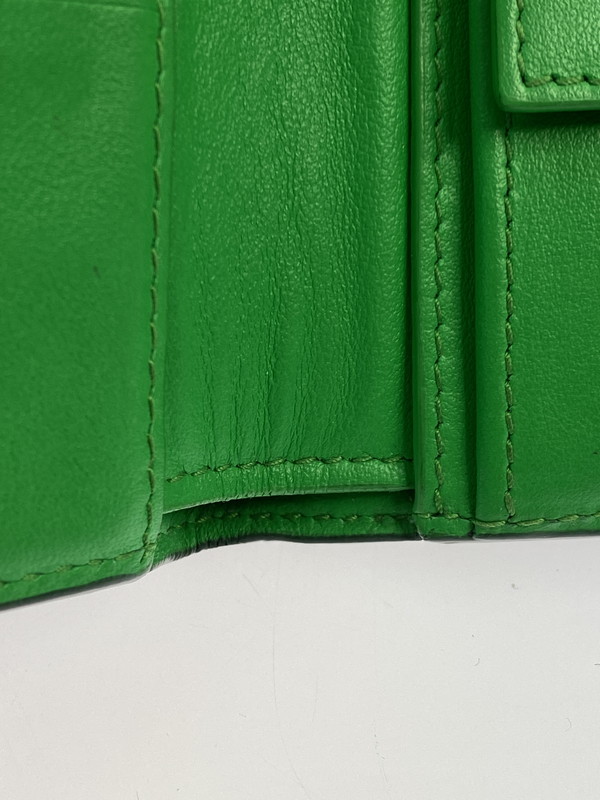 【中古品】【メンズ】 BOTTEGAVENETA ボッテガヴェネタ 二つ折り財布 605722 財布 181-260130-jt-16-min カラー：グリーン系 万代Net店