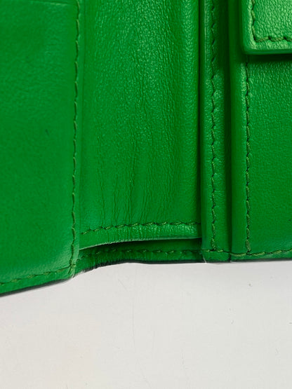 【中古品】【メンズ】 BOTTEGAVENETA ボッテガヴェネタ 二つ折り財布 605722 財布 181-260130-jt-16-min カラー：グリーン系 万代Net店