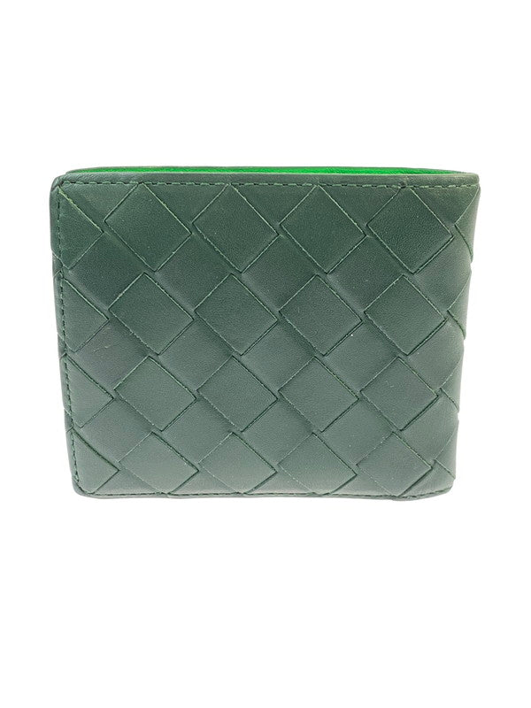 【中古品】【メンズ】 BOTTEGAVENETA ボッテガヴェネタ 二つ折り財布 605722 財布 181-260130-jt-16-min カラー：グリーン系 万代Net店