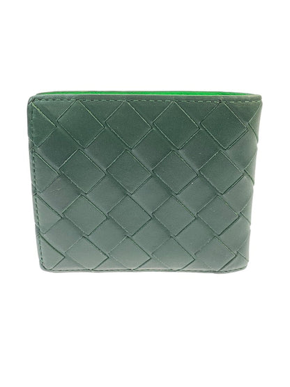 【中古品】【メンズ】 BOTTEGAVENETA ボッテガヴェネタ 二つ折り財布 605722 財布 181-260130-jt-16-min カラー：グリーン系 万代Net店