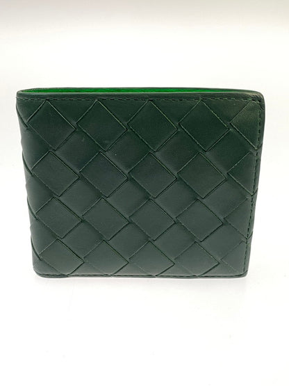 【中古品】【メンズ】 BOTTEGAVENETA ボッテガヴェネタ 二つ折り財布 605722 財布 181-260130-jt-16-min カラー：グリーン系 万代Net店