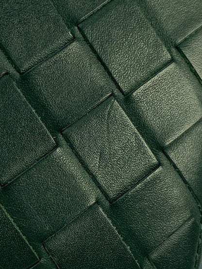 【中古品】【メンズ】 BOTTEGAVENETA ボッテガヴェネタ 二つ折り財布 605722 財布 181-260130-jt-16-min カラー：グリーン系 万代Net店