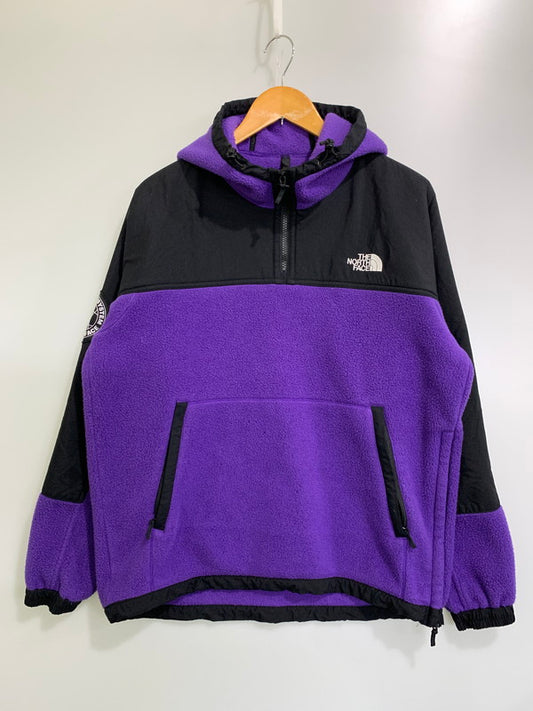 【中古品】【メンズ】 THE NORTH FACE ザ・ノースフェイス HIM FLEECE PARKA NA72031 ヒム フリース パーカー プルオーバー メンズ アウターフーディ 144-260202-em-34-min サイズ：L カラー：PURPLE BLACK 万代Net店