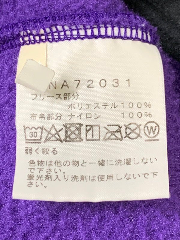 【中古品】【メンズ】 THE NORTH FACE ザ・ノースフェイス HIM FLEECE PARKA NA72031 ヒム フリース パーカー プルオーバー メンズ アウターフーディ 144-260202-em-34-min サイズ：L カラー：PURPLE BLACK 万代Net店
