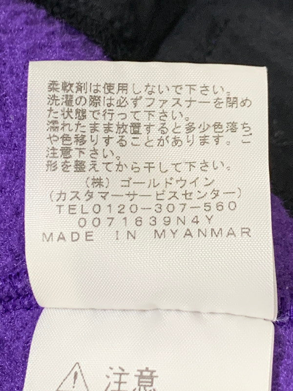 【中古品】【メンズ】 THE NORTH FACE ザ・ノースフェイス HIM FLEECE PARKA NA72031 ヒム フリース パーカー プルオーバー メンズ アウターフーディ 144-260202-em-34-min サイズ：L カラー：PURPLE BLACK 万代Net店