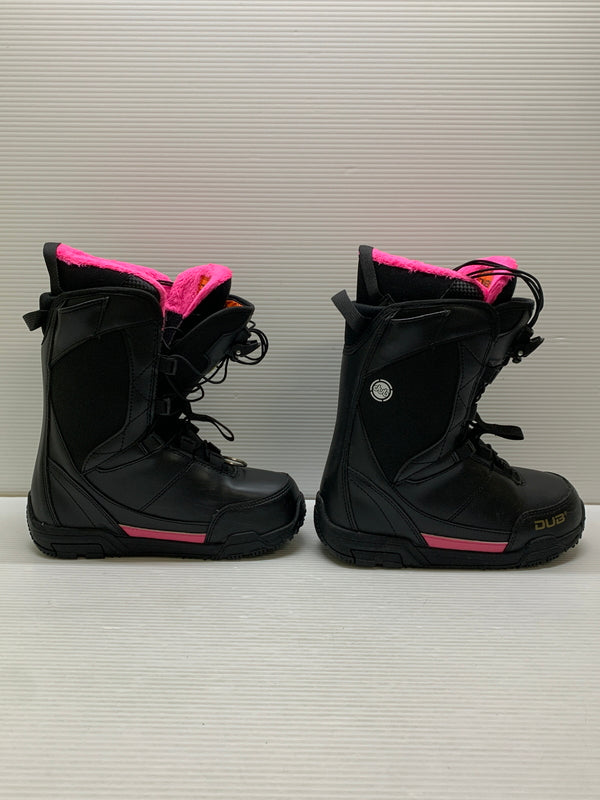 【現状渡し品】【レディース】 DUB ダブ スノーボードブーツ スノボ靴 23.0 118-260920-ta-05-min 万代Net店