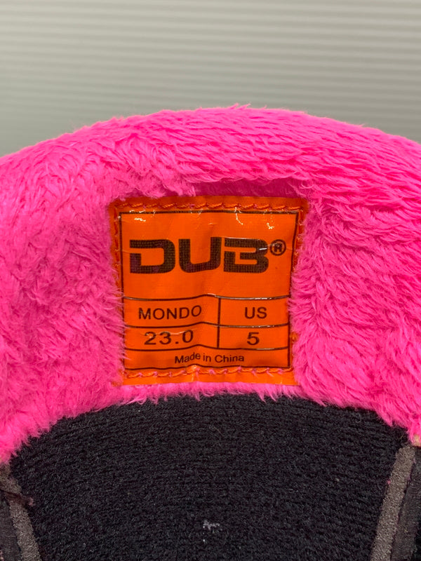 【現状渡し品】【レディース】 DUB ダブ スノーボードブーツ スノボ靴 23.0 118-260920-ta-05-min 万代Net店