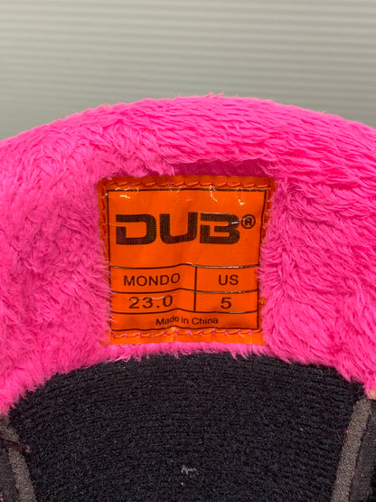 【現状渡し品】【レディース】 DUB ダブ スノーボードブーツ スノボ靴 23.0 118-260920-ta-05-min 万代Net店