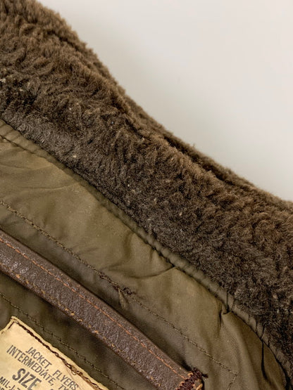 【中古品】【メンズ】 U.S.NAVY ユーエスネイビー 70S MIL-J-7823E(AS) G-1 FLIGHT JACKET ファイトジャケット 146-260125-SH-14-min サイズ：40 カラー：ブラウン 万代Net店