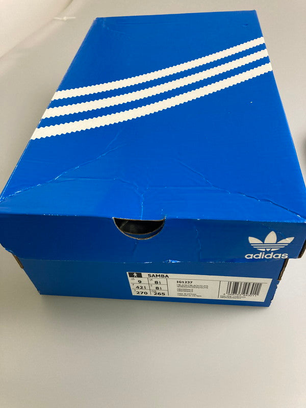 【未使用品】【メンズ】 adidas アディダス SAMBA GUM IG1237 サンバ ガム スニーカー スエード メンズ シューズ 161-260127-em-02-min サイズ：27.0cm カラー：CORE BLACK 万代Net店